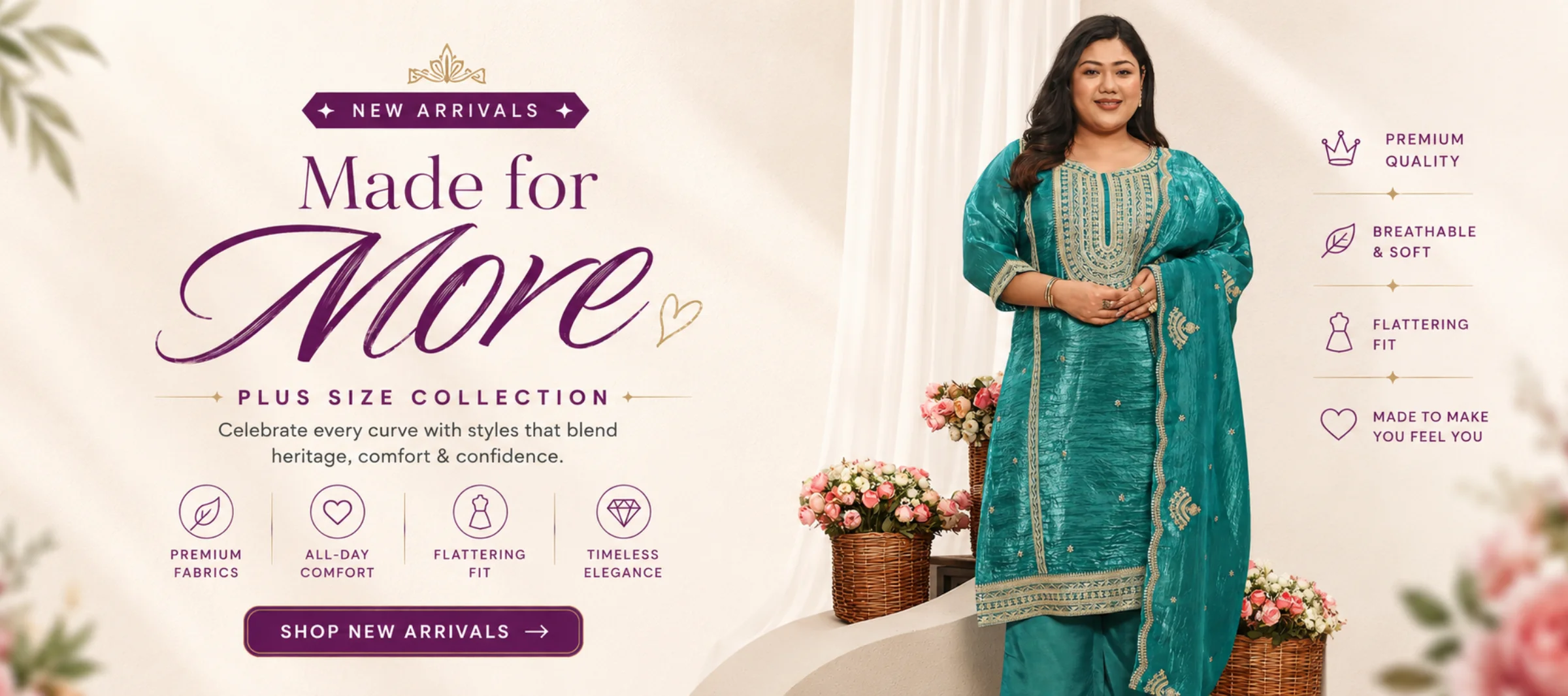 Kurta sets collection at Memsaab Indian clothing store, Auckland